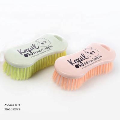 China Excellent Sustainable Durable Household Laundry Plastic Clothes Cleaning Wash Rubbing Brush for sale