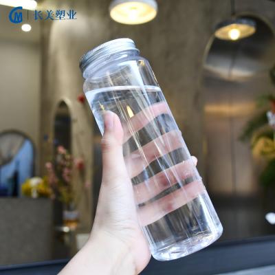 China food & Beverage Packaging 16oz 17oz ACP Wide Mouth Clear Bottle Juicy Bottles Drinks Milk Bottle Plastic for sale