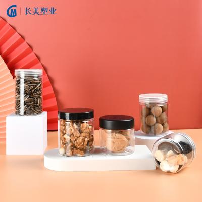 China 8 Ounce Plastic ACP Food 4oz 6oz Plastic Jar Cookie Jar Plastic Food Jars With Lids for sale