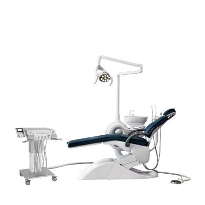 China Up or Down M9 Implant Chair Mounted Dental Unit Multifunctional for VIP Clinic Basic Style with Imported Leather Simple Style for sale