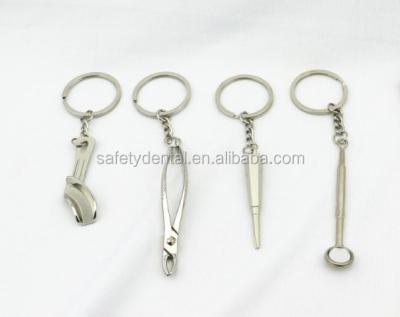 China Promotion Gifts Dental Mirror Key Chain For Gift Foshan Dental Security for sale