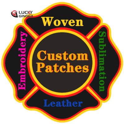 China Other Sew On Patch Merrow Border Heat Cut Edge Hook And Loop Self Adhesive Backing Custom Embroidered Iron On Patch for sale