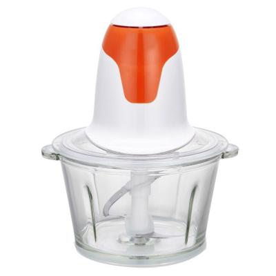 China Ideamay 300w 1.2L Glass Bowl Plastic Housing Stainless Steel Electric Chopper for sale