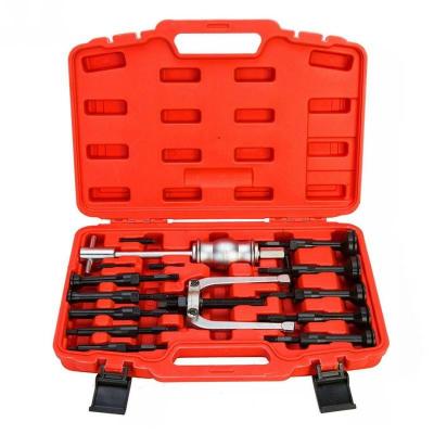 China 16Pcs Inner Bearing Puller Bearing Puller Set Inner Inner Blind Remover Tool With Slide Hammer for sale