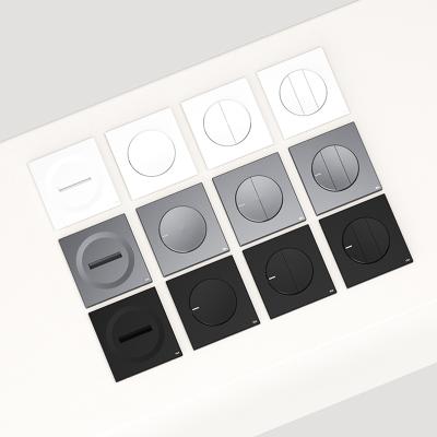 China 2021 Hot Selling Universal Switch Panels/1Gang 2Gang 3Gang Panel Wall Switch Electrical Socket TK for sale