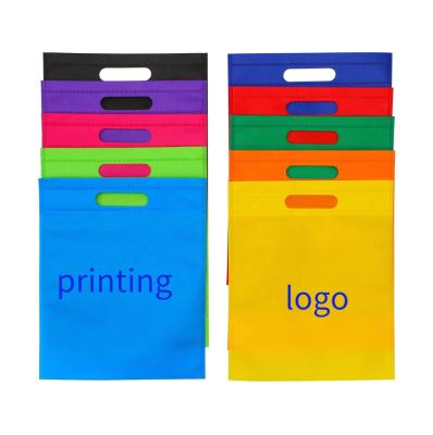 China Reusable Eco Friendly Handle Carry Bag Cheap Eco Friendly Custom Printed Recyclable Ultrasonic Non Woven Handle Bag for sale