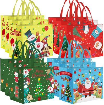 China Party Christmas Customizable Printing Logo Storage Snack Gifts Environmentally Friendly Nonwoven Bag Eco-Friendly for sale