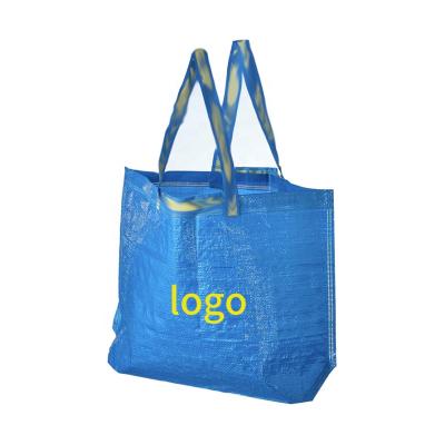 China Reusable Custom Printing Laminated Shopping Bag Recycled Extra Large PP Woven Supermarket PP Woven Store Strong Durable Waterproof Bag for sale