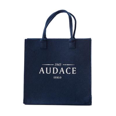 China High Quality Felt Eco-Friendly Tote Bag Felt Non-Woven Bag Tote Handbag Wholesale Felt Shopping for sale