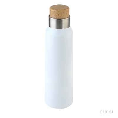 China Prostar 500ml Stainless Steel Vacuum PORTABLE Insulated Water Bottle with ECO Cork Lid for sale