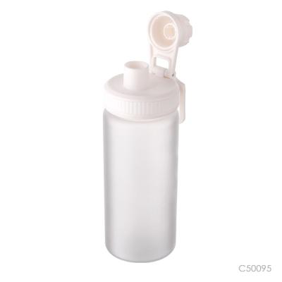 China Viable Prostar Ready To Ship White Plastic Water Bottle 500ml BPA Free Water Flask With Up Right Cover for sale