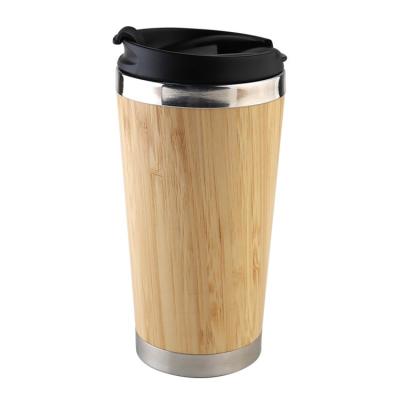 China 14 Ounce Reusable Camp Coffee Mug Tea Disposable Eco-Friendly Bamboo Mug Cup for sale