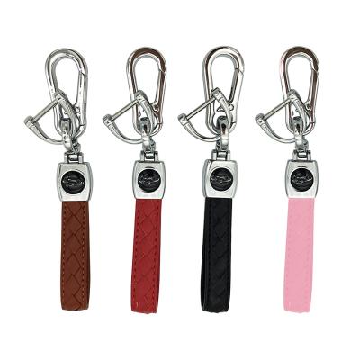 China High End Leather Car Keyholder Buckle Man Keyholder Zinc Alloy Waist Horseshoe Hanging for sale