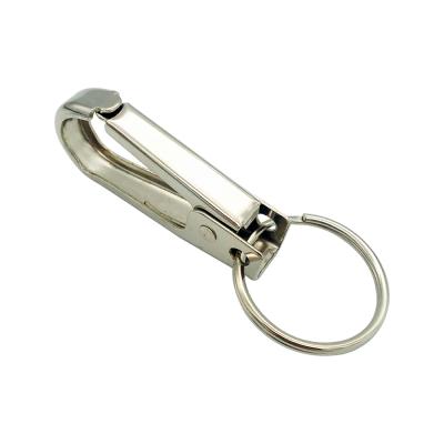 China Wholesale High Quality Cheap Sheet Iron Man Metal Key Chain With Light Weight for sale