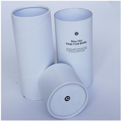 China Wholesale Custom Eco-Friendly Logo Printed White Cylinder Packaging Box Customized Paper Box for sale