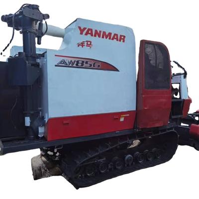 China Agricultual Machinery Chassis Lifted AW85G 85HP Japanese Rice And Wheat Combine for sale