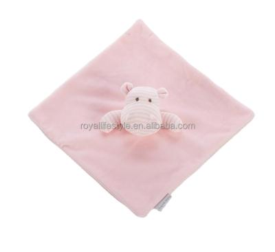 China Plush Stuffed Unicorn Plush Toy Cuddler Soft Touch Security Blanket Infant Baby for sale