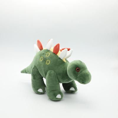 China New Design Plush Toy 2021 Lovely Green Glowing Dinosaur Plush Toys for sale