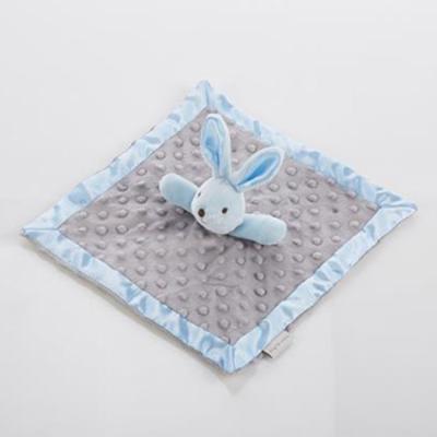 China Custom Stuffed Baby Plush Rabbit Comforter / Blankie Soft Toy for sale