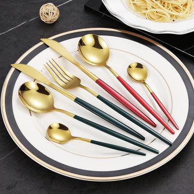 China Sustainable Stainless steel Western knife and fork light luxury hotel Western restaurant high-end tableware for sale