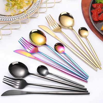 China Sustainable Stainless steel Western knife and fork light luxury hotel Western restaurant high-end tableware for sale