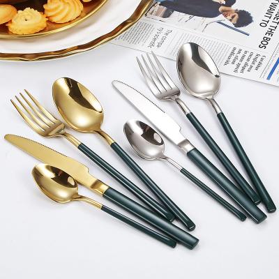 China Sustainable Stainless steel Western knife and fork light luxury hotel Western restaurant high-end tableware for sale