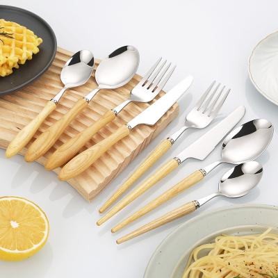 China Sustainable Stainless steel Western knife and fork light luxury hotel Western restaurant high-end tableware for sale