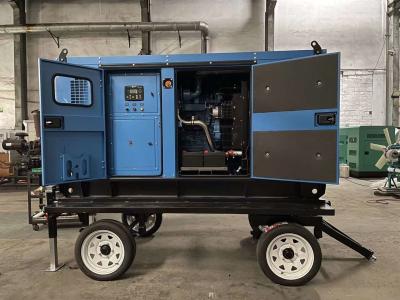 China YUCHAI YC6B180L-D20 100kw  Light Tower Mobile Diesel Generator Set for sale