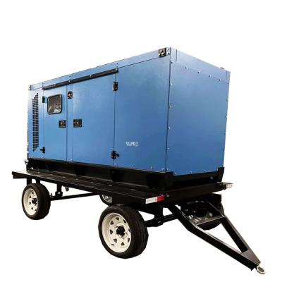 China Cummins 6BTAA5.9-G12 120KW 150kva Towable Mobile Diesel Generator Set for sale