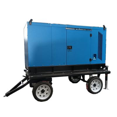 China Shangchai SDEC 4ZTAA4.1-G31 60kw 75kva Diesel aangedreven Draagbare Generator Mobiele Dg Set Te koop