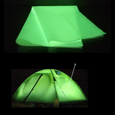 China 100% Waterproof Nylon Luminous Glow in the Dark Fabric Magic Cloth Tent Cloth for Tent and Jacket for sale