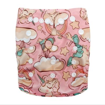 China Eco-friendly Washable Waterproof And Breathable Printed Printing Pul Baby Diaper for sale