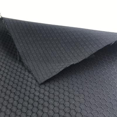 China Anti-Static Wholesale Honey Comb Oxford Jacket Fabric Football Ripstop Fabric For Bags Luggage for sale