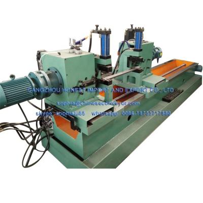 China Falt Shaft and End Spline China Conveyor Milling Roller Making Machine Factory Combined Shaft Milling Slot and Flat Machine for Idler for sale