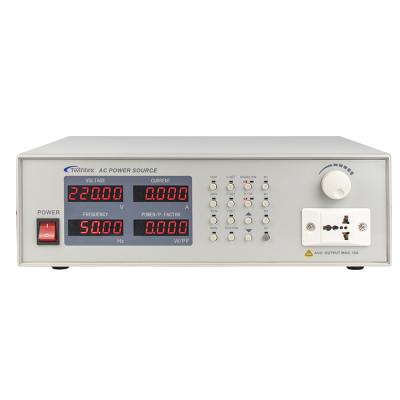 China Preset Output Voltage 1kVA Digital Single Phase Switching Mode Frequency Variable AC Power Supply 110V for sale