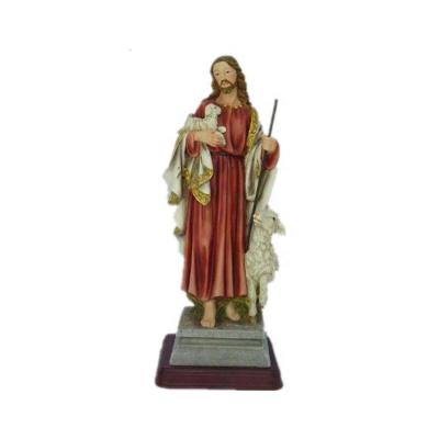 China Europe Customized Colorful Home Decoration Christ Uplifted Jesus Statue 12 Inches for sale