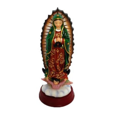 China Europe Wholesale 5 Inch Our Lady of Guadalupe Resin Antique Catholic Religious Statues For Sale for sale