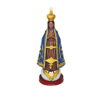 China Worldwide 12inch Polyresin Christian Figurine Religious Items Virgin Mary Statues for sale