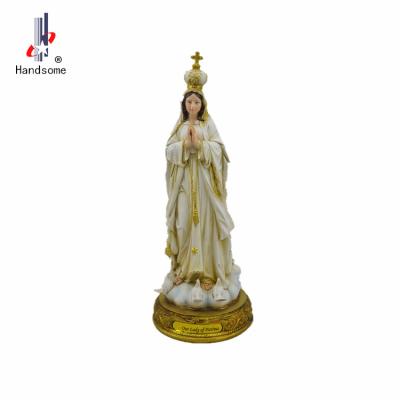 China Worldwide Religious Craft Fatima Statue Our Lady of Fatima 12 Inch Resin for sale