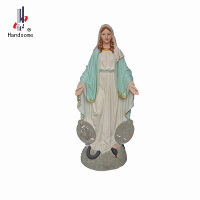 China Europe 42 Inches Tall Our Lady of Grace Catholic Virgin Mary Statues for sale