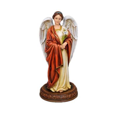 China World Guardian Angel Statues Home Decoration 10.5 Inch Resin Statues for sale