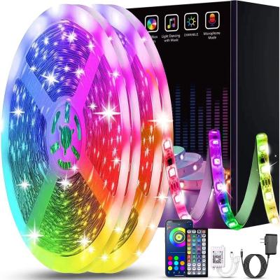 China 50ft Cuttable Led Strip Lights, Music Sync Color Changing Led Light Strips, App Control and Outdoor for sale