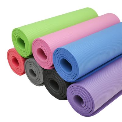 China Yoga Pilates Exercise Yoga Mat Pilates And Extra Thick Floor Exercises Yoga Mat OEM/ODM For Women Men Kids Anti-Tear Exercise Yoga Mat for sale