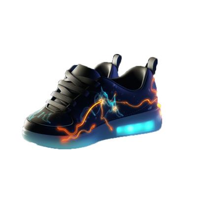 China Wholesale Fashion.various color top casual led flashing light USB charge free sample unisex purple LED shoes glowing lights for sale