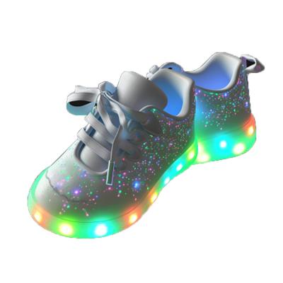 China FREE SAMPLE Color Fashion.various Color LED Cartoon Glowing Lights Upper Flashing Light Wholesale Casual Shoes for sale