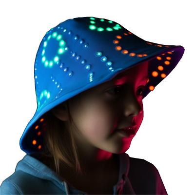 China Fashion.various color luminous glowing unisex led hats custom light up fashion hats party decor for sale