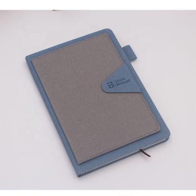 China 2020 Hardcover Book A5/A6 PU Hardcover Leather Notebook Notebook with Business Card Holder for sale