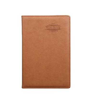 China Leather Hardcover 2021 PU A5 Cover Custom Hard Notebook Branded Notebook for sale