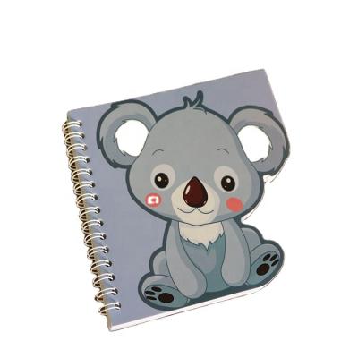 China Small Size Kids Animal Shape Notebook Spiral Die Cut Spiral Notebook Wire-o Notebook for sale