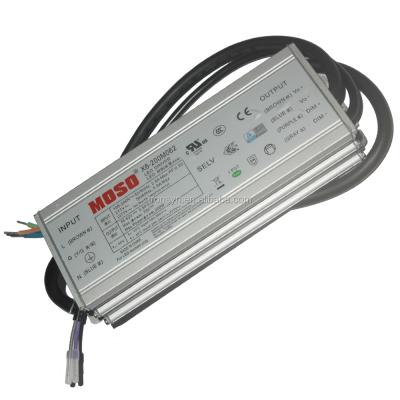 China LED Architecture Moso X6-200M062 200W 62V 5.0A Constant Switching LED Light Current Power Supply With Waterproof Function for sale